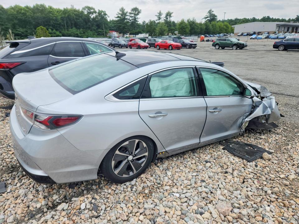 2018 Hyundai Sonata VIN KMHE34L38JA084067 COPART salvage auction — FRONT END, Ct - Cert Of Title-Salvage, sold $475 on 2026-07-28 (photo 3)