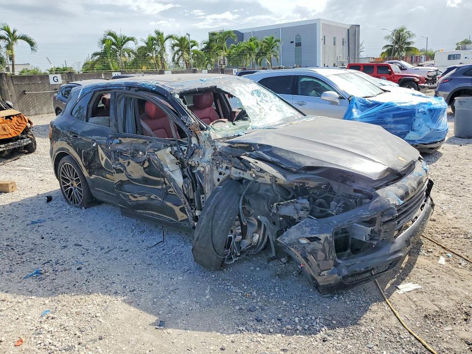 2023 Porsche Cayenne VIN WP1AE2AY1PDA12004 COPART salvage auction — FRONT END, VA - CERTIFICATE OF TITLE (P), sold $2,600 on 2026-07-31 (photo 4)