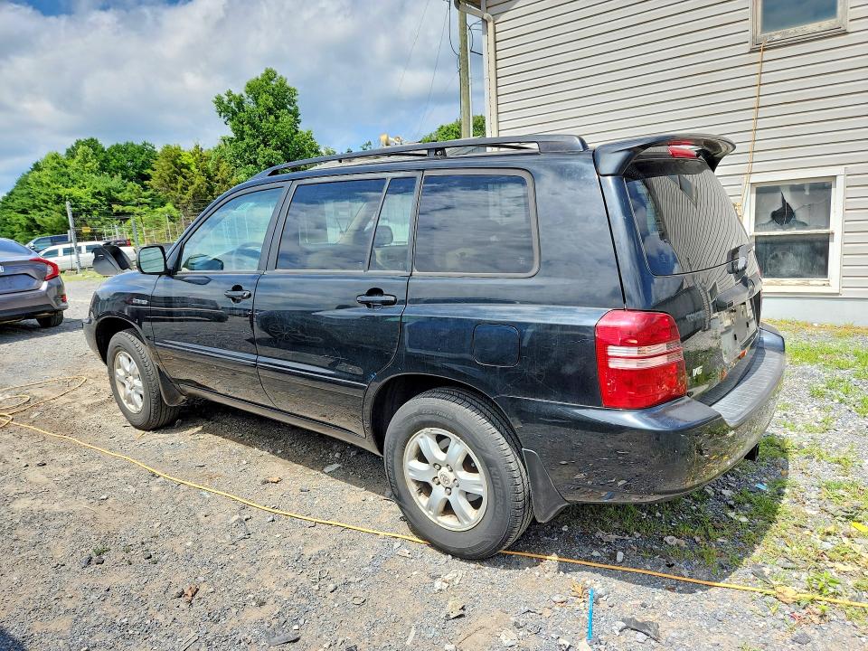 2001 Toyota Highlander VIN JTEHF21A910026260 COPART salvage auction — MINOR DENT/SCRATCHES, PA - CERT OF TITLE, sold $700 on 2026-07-13 (photo 2)