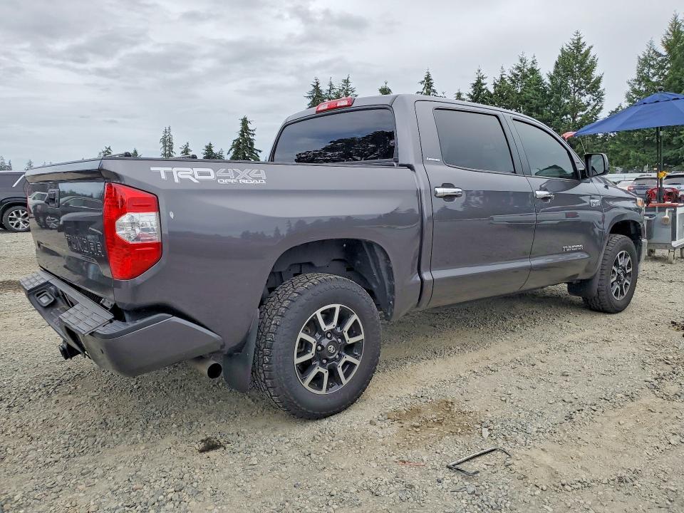 2018 Toyota Tundra VIN 5TFHY5F16JX760144 COPART salvage auction — REAR END, WA - BILL OF SALE, sold $20,400 on 2026-07-10 (photo 3)