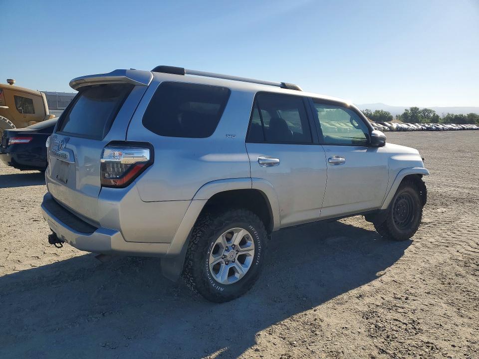 2019 Toyota 4runner VIN JTEBU5JR7K5678379 COPART salvage auction — FRONT END, Ca - Salvage Certificate, sold $6,600 on 2026-07-24 (photo 3)