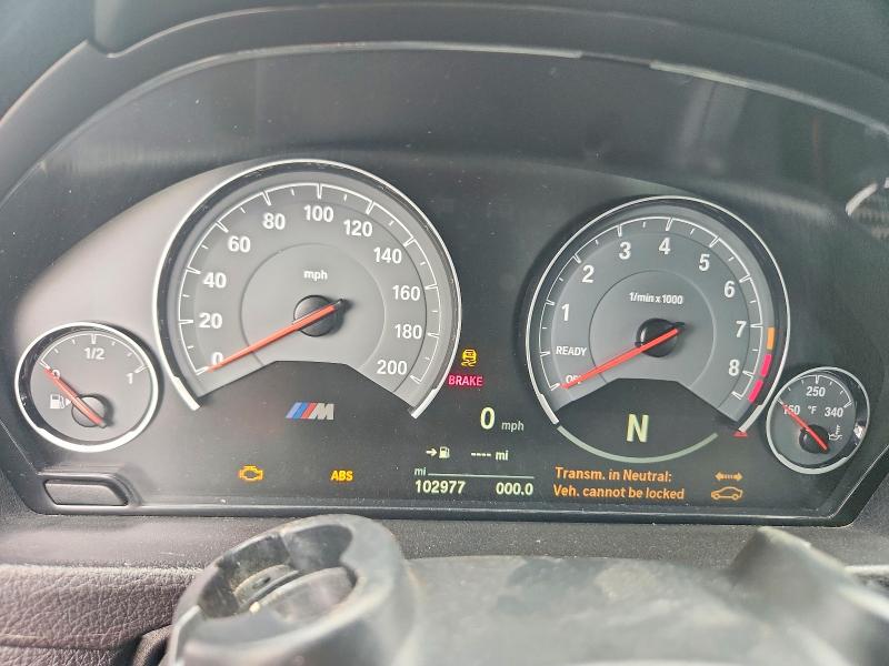 2017 BMW M3 VIN WBS8M9C58H5G42141 COPART salvage auction — MINOR DENT/SCRATCHES, Tx - Certificate Of Title (P), sold $18,000 on 2026-07-28 (photo 9)