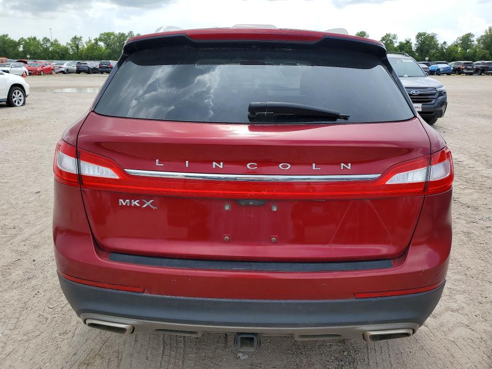 2017 Lincoln Mkx VIN 2LMPJ6KR6HBL16197 COPART salvage auction — FRONT END, Tx - Certificate Of Title (P), sold $4,050 on 2026-07-22 (photo 6)