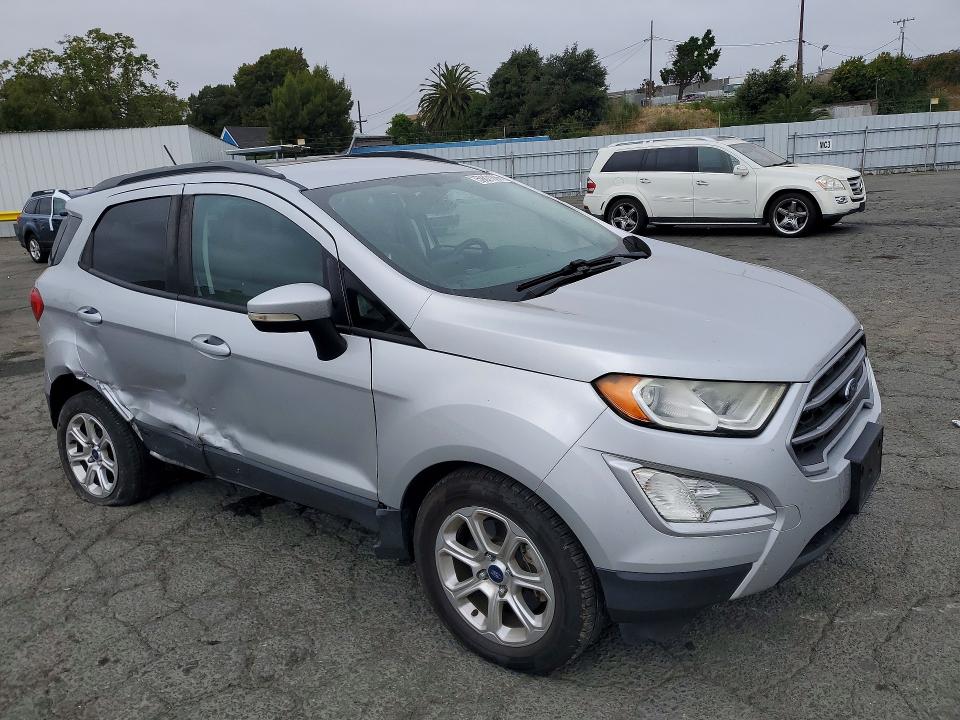 2018 Ford Ecosport VIN MAJ3P1TEXJC243469 COPART salvage auction — SIDE, CA - SALVAGE CERTIFICATE, sold $1,000 on 2026-07-24 (photo 4)