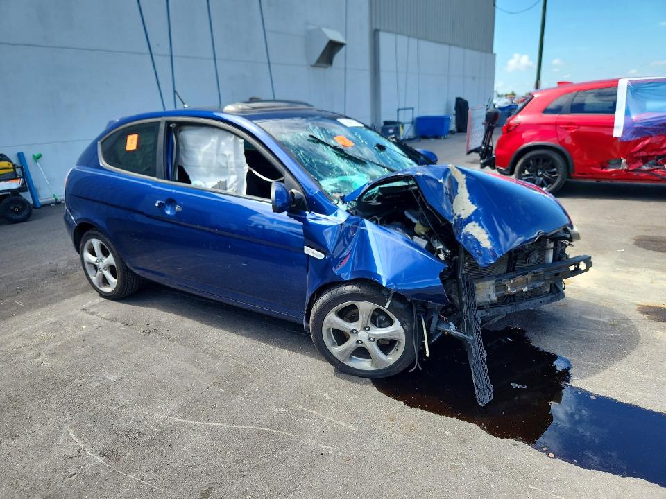 2007 Hyundai Accent VIN KMHCN36C87U048717 COPART salvage auction — FRONT END, FL - CERT OF TITLE SLVG REBUILDABLE, sold $350 on 2026-07-20 (photo 4)