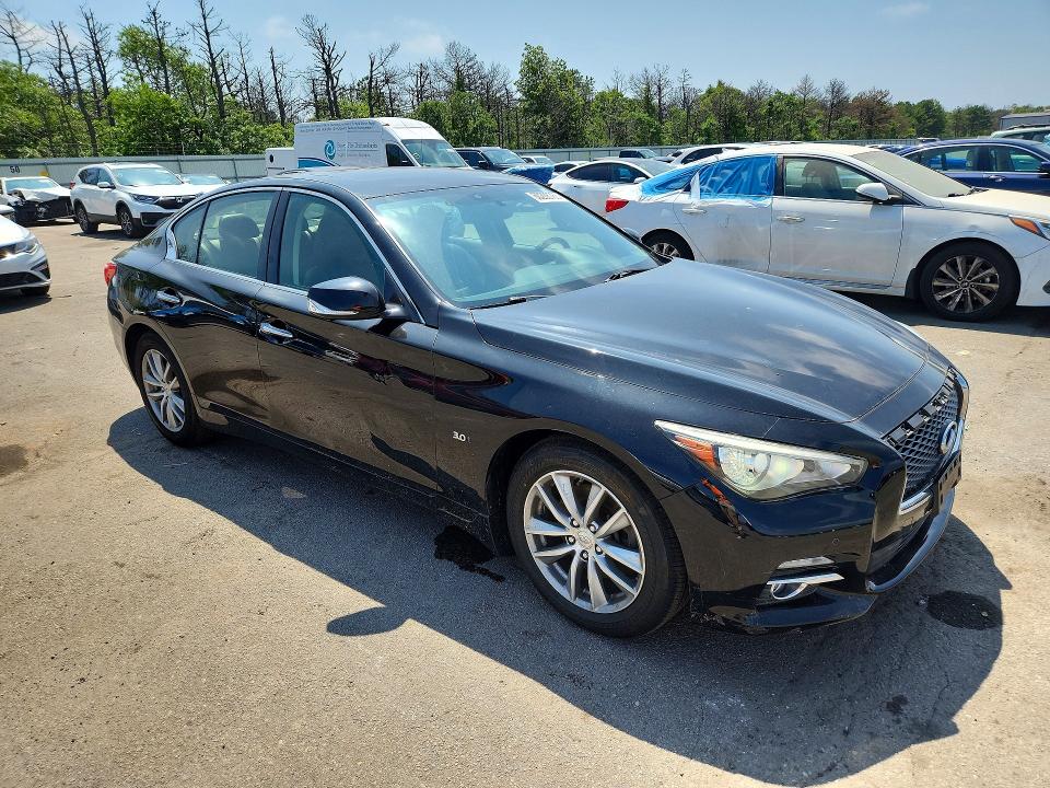 2017 Infiniti Q50 VIN JN1EV7AR4HM835538 COPART salvage auction — FRONT END, NY - CERTIFICATE OF TITLE, sold $2,600 on 2026-07-16 (photo 4)