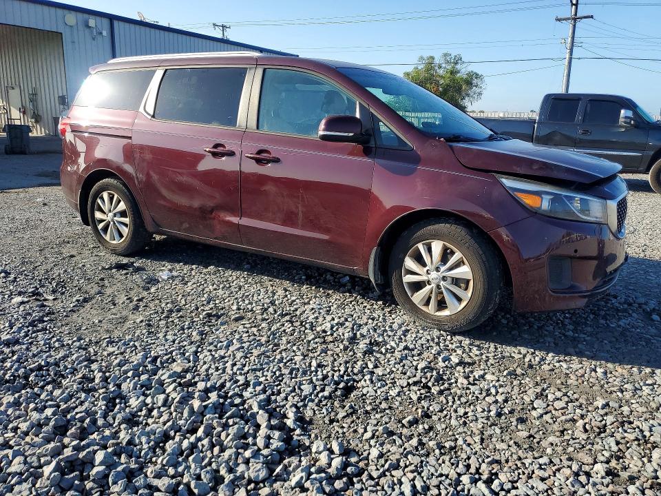 2017 Kia SEDONA VIN KNDMB5C11H6329327 COPART salvage auction — FRONT END, Fl - Cert Of Title Slvg Rebuildable, sold $1,500 on 2026-07-14 (photo 4)