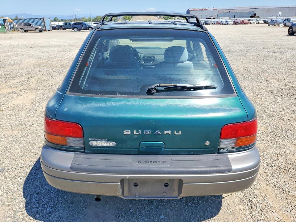 1997 Subaru Impreza VIN JF1GF485XVH806365 COPART salvage auction — SIDE, CA - SALVAGE CERTIFICATE, sold $60 on 2026-07-31 (photo 6)
