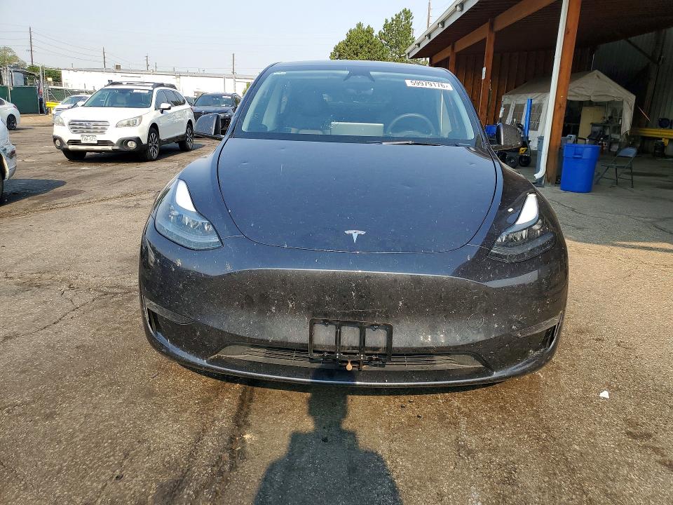2024 Tesla Model y VIN 7SAYGDEE4RF075361 COPART salvage auction — HAIL, Co - Certificate Of Title, sold $6,200 on 2026-07-28 (photo 5)