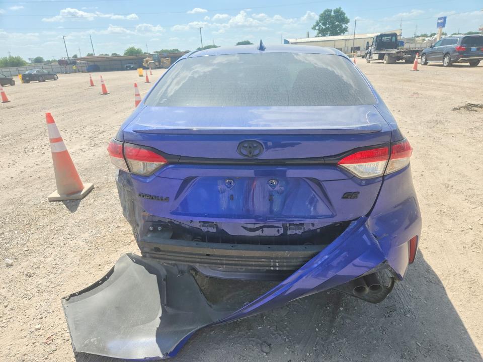 2022 Toyota Corolla VIN 5YFS4MCE5NP118490 COPART salvage auction — REAR END, Tx - Bonded Title - Salvage, sold $3,650 on 2026-07-22 (photo 6)