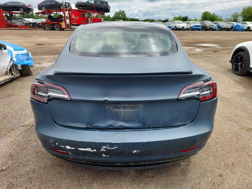 2020 Tesla Model 3 VIN 5YJ3E1EB9LF670523 COPART salvage auction — REAR END, On - Permit Salvage, sold $1,500 on 2026-07-30 (photo 6)