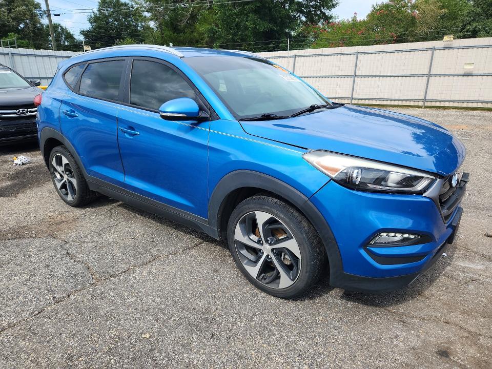 2016 Hyundai Tucson VIN KM8J33A21GU095406 COPART salvage auction — FRONT END, Al - Certificate Of Title, sold $250 on 2026-07-28 (photo 4)