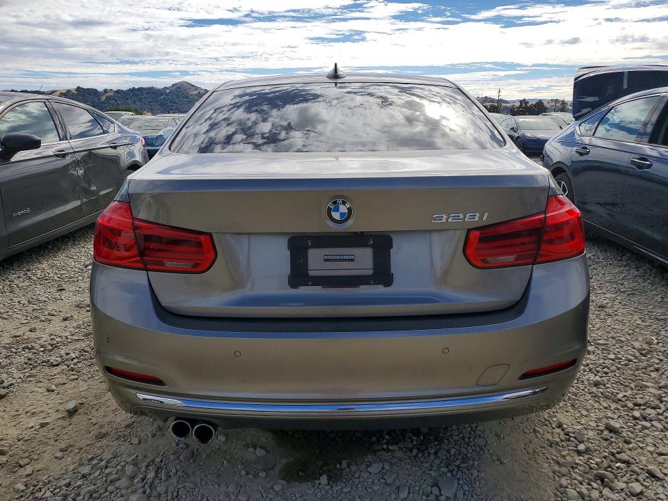 2016 BMW 3 series VIN WBA8E9G5XGNT45430 COPART salvage auction — FRONT END, CA - SALVAGE CERTIFICATE, sold $2,950 on 2026-08-11 (photo 6)