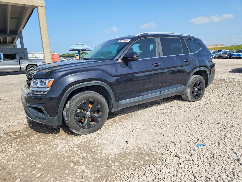 2018 Volkswagen Atlas VIN 1V2AP2CA2JC541193 COPART salvage auction — FRONT END, Fl - Cert Of Title Slvg Rebuildable, sold $4,650 on 2026-07-30 (photo 1)