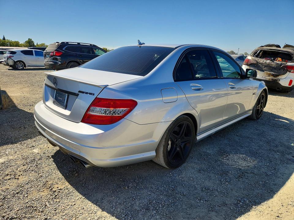 2009 Mercedes-benz C class VIN WDDGF77X79F220423 COPART salvage auction — FRONT END, Ca - Dis/Dlr/Exp Only Clean Title, sold $8,500 on 2026-07-23 (photo 3)