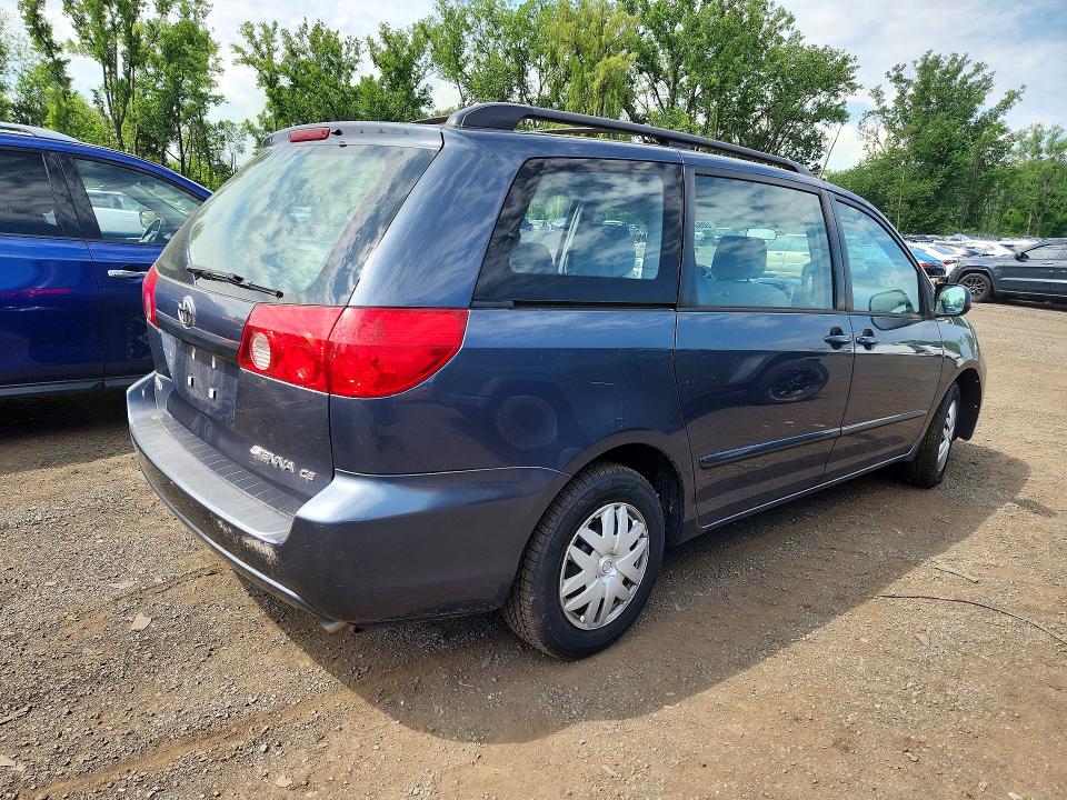 2008 Toyota Sienna VIN 5TDZK23C68S173016 COPART salvage auction — MECHANICAL, Ct - Certificate Of Title (P), sold $800 on 2026-07-17 (photo 3)