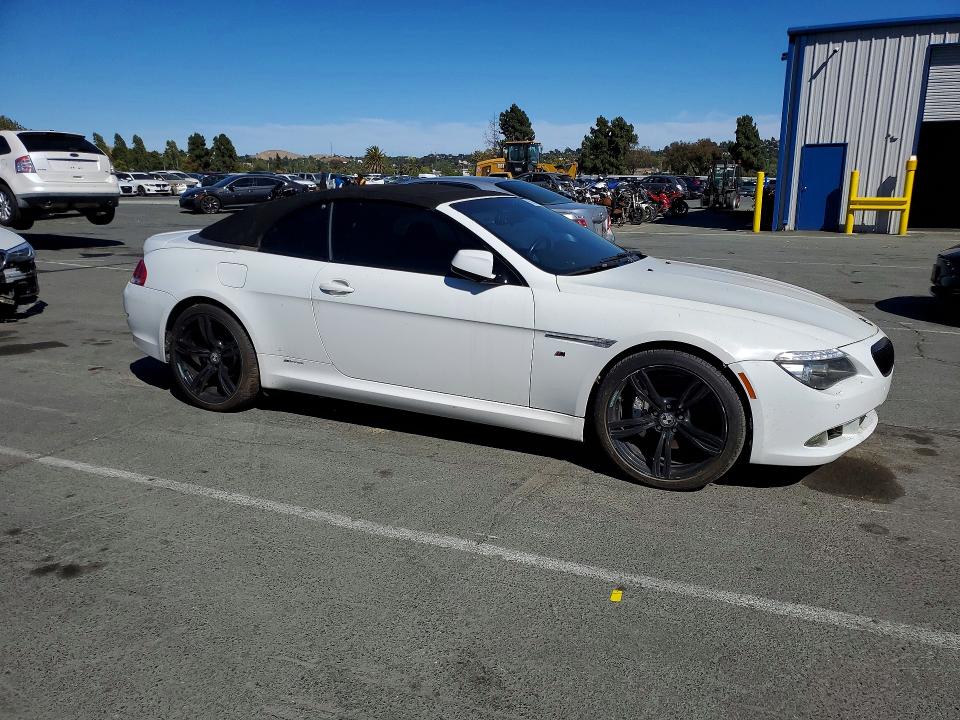 2010 BMW 6 series VIN WBAEB5C51AC225982 COPART salvage auction — MECHANICAL, CA - DIS/DLR/EXP ONLY CLEAN TITLE, sold $1,350 on 2026-07-10 (photo 4)