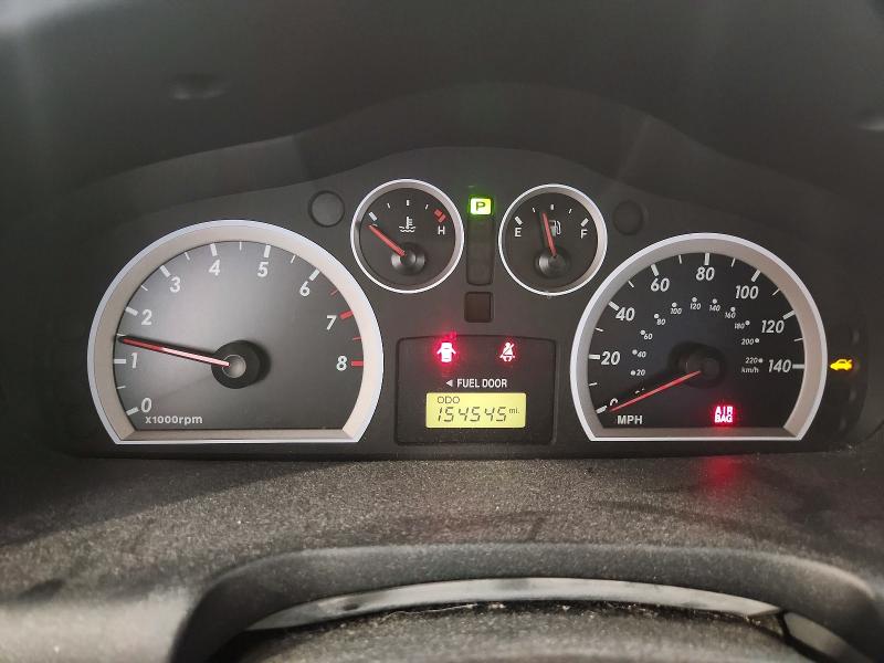 2006 Hyundai Santa fe VIN KM8SC13D66U038768 COPART salvage auction — REAR END, Mo - Salvage Certificate Of Title, sold $70 on 2026-07-28 (photo 9)