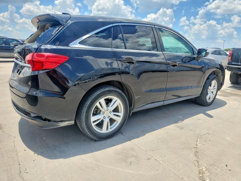 2013 Acura RDX VIN 5J8TB3H56DL007243 COPART salvage auction — REAR END, Tx - Salvage Vehicle Title, sold $700 on 2026-09-22 (photo 3)