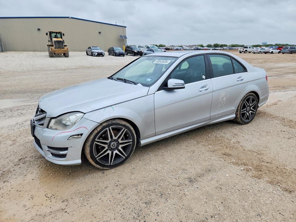 2013 Mercedes-benz C-klasse VIN WDDGF5HB5DA802534 COPART salvage auction — FRONT END, Tx - Salvage Vehicle Title, sold $875 on 2026-07-23 (photo 1)
