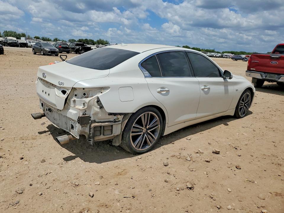 2016 Infiniti Q50 VIN JN1EV7AP5GM304216 COPART salvage auction — NORMAL WEAR, TX - CERTIFICATE OF TITLE, sold $3,600 on 2026-07-23 (photo 3)