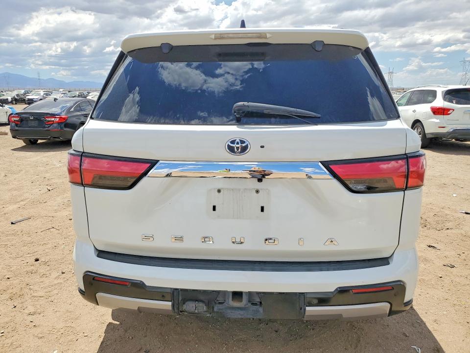 2023 Toyota Sequoia VIN 7SVAAABA8PX010229 COPART salvage auction — FRONT END, Ca - Salvage Certificate, sold $31,000 on 2026-08-17 (photo 6)
