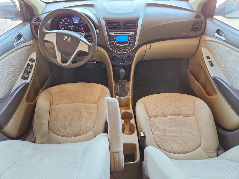 2013 Hyundai Accent VIN KMHCT4AE8DU480823 COPART salvage auction — ALL OVER, Az - Cert Of Title - Salvage, sold $175 on 2026-07-13 (photo 8)
