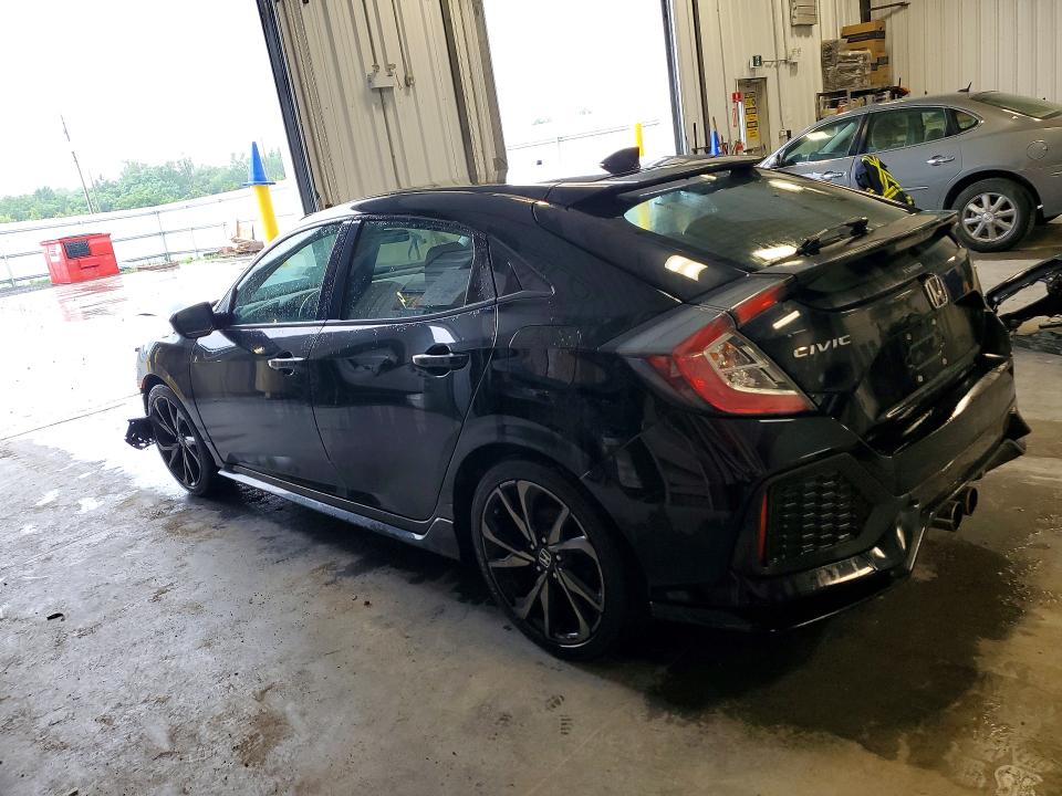 2017 Honda Civic VIN SHHFK7H44HU309485 COPART salvage auction — FRONT END, On - Permit Salvage, sold $125 on 2026-07-28 (photo 2)
