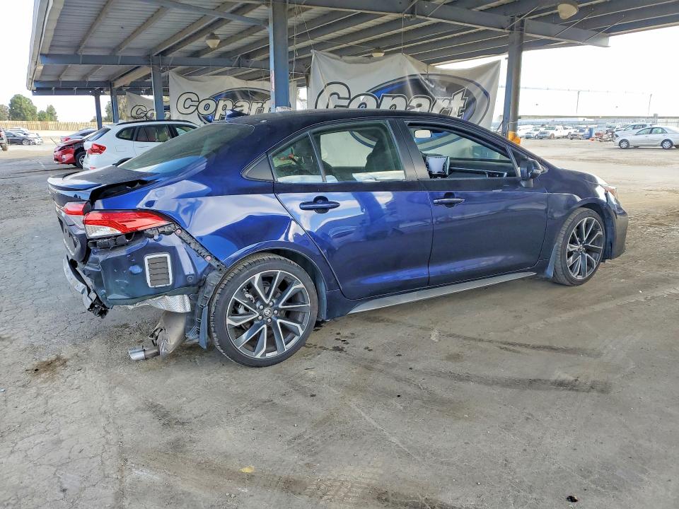 2020 Toyota Corolla VIN JTDS4RCE1LJ001293 COPART salvage auction — REAR END, Ca - Salvage Certificate, sold $30 on 2026-07-28 (photo 3)