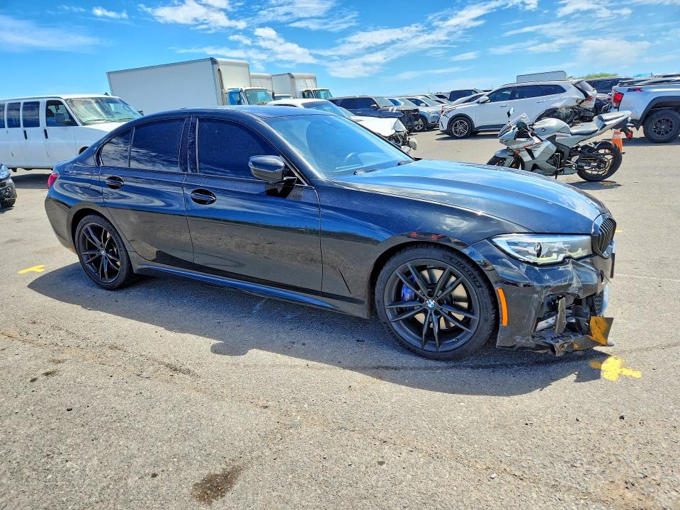 2020 BMW 3er VIN 3MW5R7J01L8B09948 COPART salvage auction — FRONT END, Hi - Bill Of Sale - Parts Only, sold $8,100 on 2026-07-27 (photo 4)