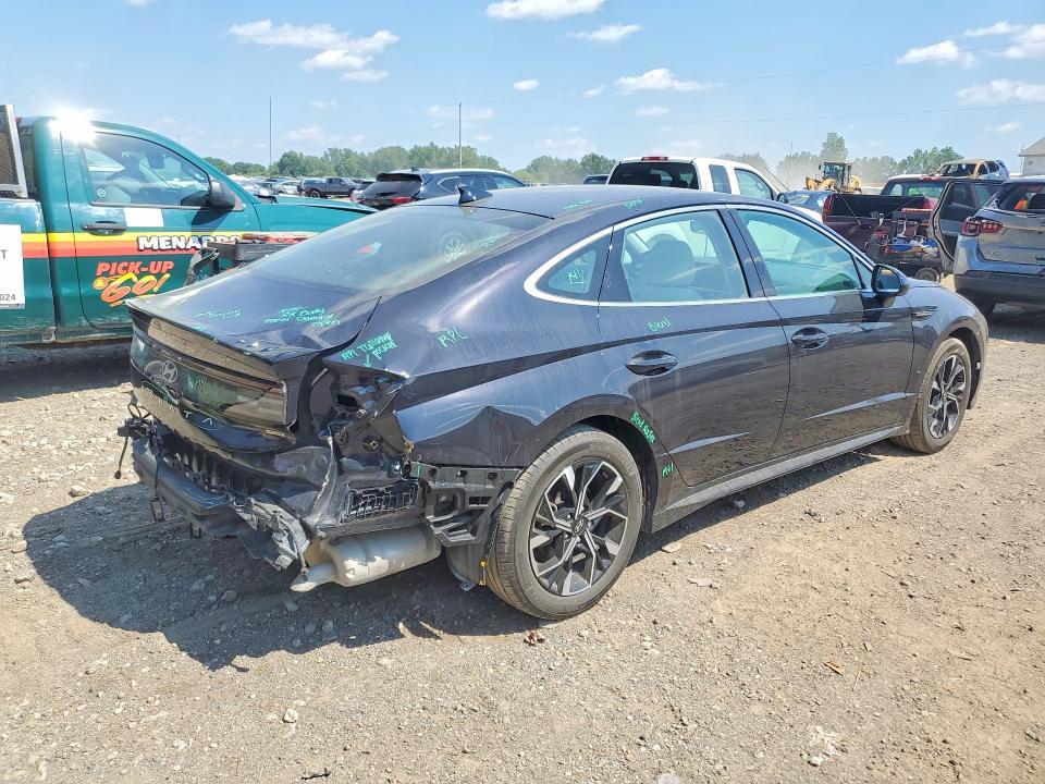 2025 Hyundai Sonata VIN KMHL64JA7SA435634 COPART salvage auction — REJECTED REPAIR, Mi - Certificate Of Title, sold $5,000 on 2026-07-15 (photo 3)