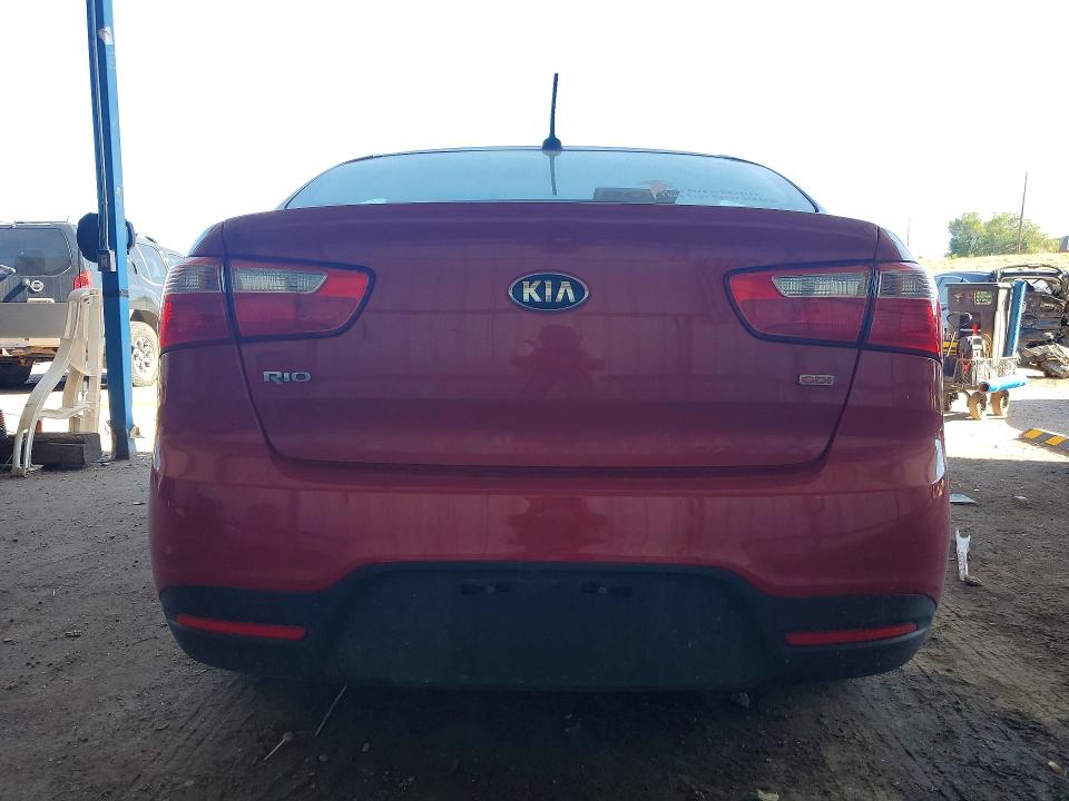 2015 Kia Rio VIN KNADM4A39F6505091 COPART salvage auction — FRONT END, Co - Salvage Title, sold $1,100 on 2026-07-27 (photo 6)