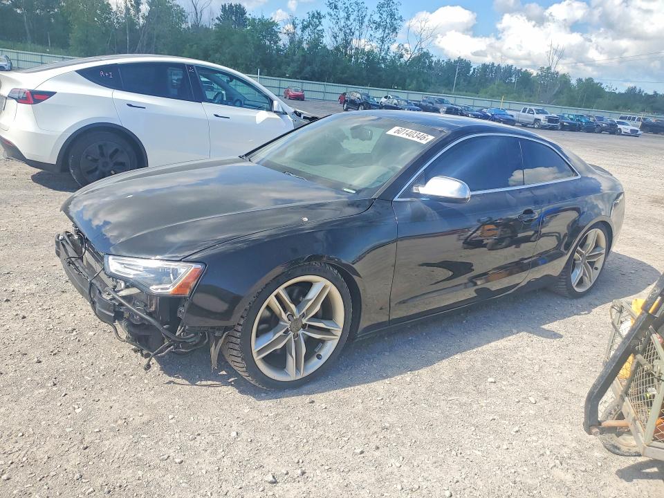 2011 Audi S5 VIN WAUVVAFR6BA011436 COPART salvage auction — FRONT END, NY - MV-907A SALVAGE CERTIFICATE (P), sold $425 on 2026-07-27 (photo 1)
