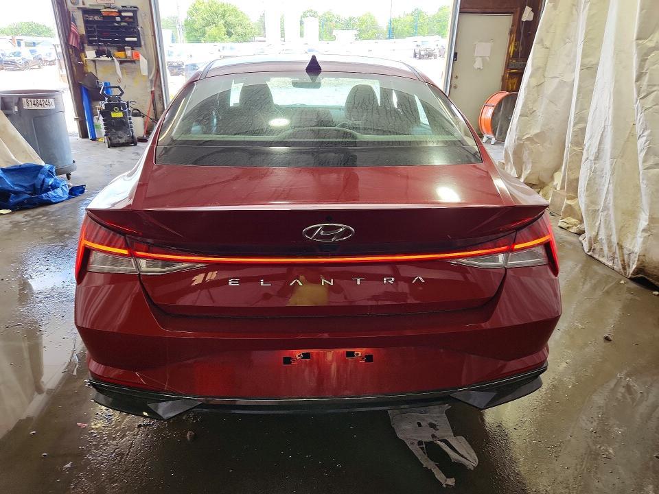 2021 Hyundai Elantra VIN KMHLN4AG0MU148354 COPART salvage auction — SIDE, Pa - Certificate Of Salvage, sold $4,600 on 2026-07-09 (photo 6)