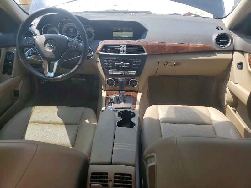 2014 Mercedes-benz C-klasse VIN WDDGF8AB1EA891709 COPART salvage auction — UNDERCARRIAGE, Fl - Certificate Of Destruction, sold $2,100 on 2026-08-11 (photo 8)