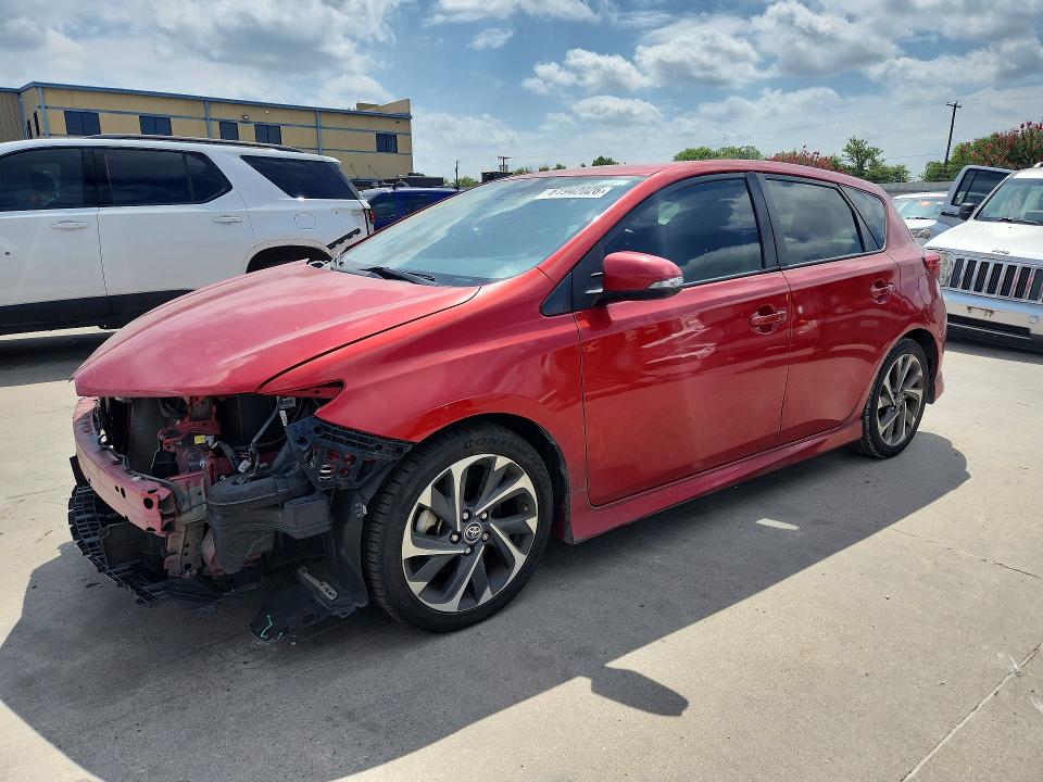 2017 Toyota VIN JTNKARJE8HJ538600 COPART salvage auction — HAIL, Tx - Salvage Vehicle Title, sold $1,900 on 2026-07-30 (photo 1)
