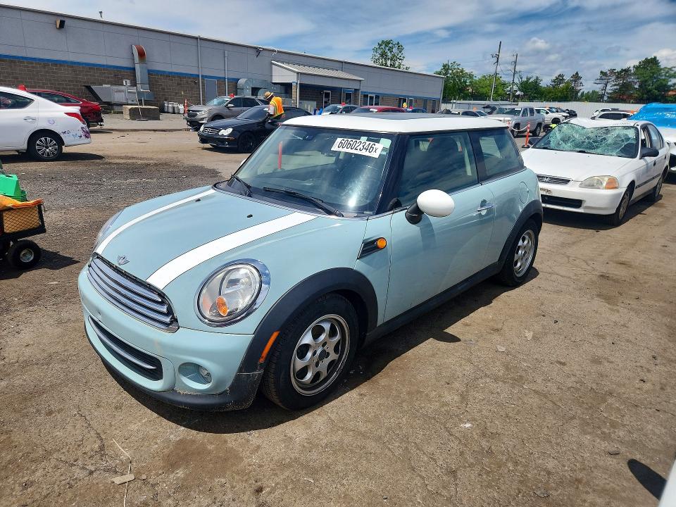 2013 Mini Cooper VIN WMWSU3C54DT684154 COPART salvage auction — MECHANICAL, Ct - Certificate Of Title, sold $550 on 2026-07-14 (photo 1)