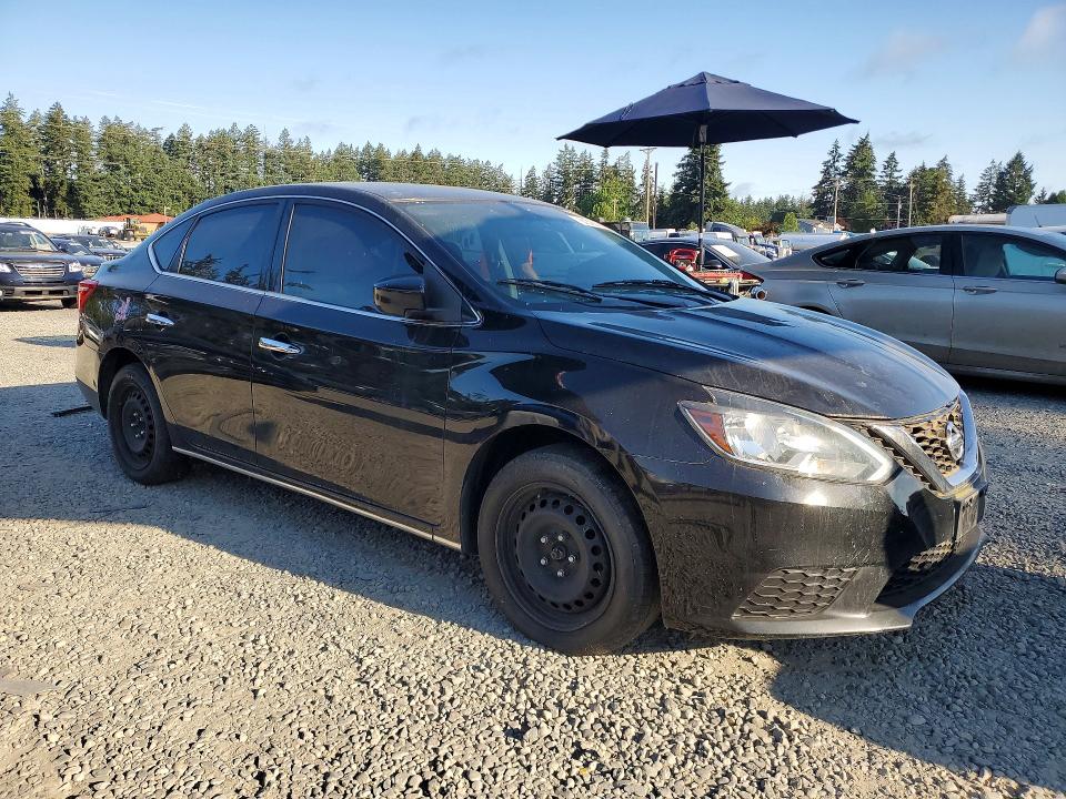 2017 Nissan Sentra VIN 3N1AB7AP0HY222058 COPART salvage auction — MECHANICAL, Salvage Title, sold $200 on 2026-07-24 (photo 4)