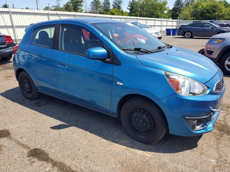 2018 Mitsubishi Mirage VIN ML32A3HJ7JH009594 COPART salvage auction — MINOR DENT/SCRATCHES, Oh - Certificate Of Title, sold $1,200 on 2026-07-31 (photo 4)