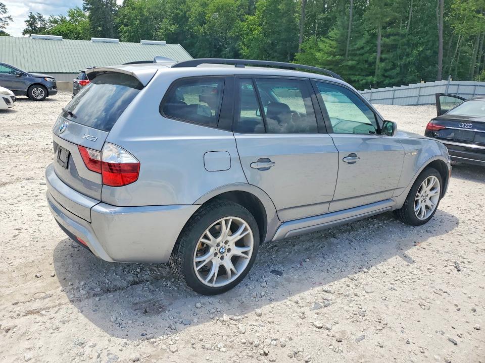 2007 BMW X3 VIN WBXPC93437WF20117 COPART salvage auction — FRONT END, MA - CERT OF TITLE-RECONSTRCTD COLL, sold $375 on 2026-07-22 (photo 3)