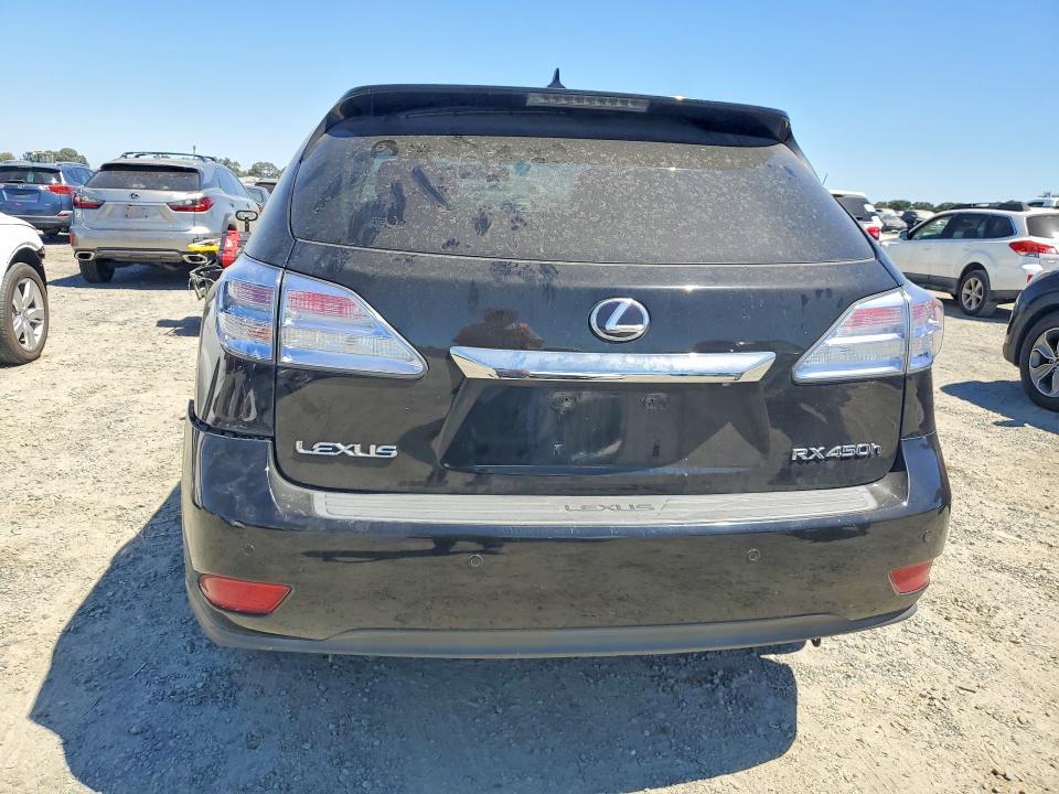 2010 Lexus Rx VIN JTJZB1BA4A2002978 COPART salvage auction — REAR END, Ca - Salvage Certificate, sold $1,600 on 2026-07-23 (photo 6)