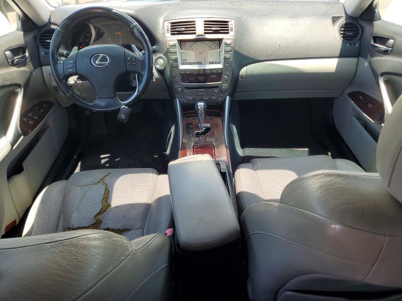 2007 Lexus Is VIN JTHBK262472032387 COPART salvage auction — MINOR DENT/SCRATCHES, Ca - Dis/Dlr/Exp Clean W/Salv Hist, sold $1,500 on 2026-07-15 (photo 8)