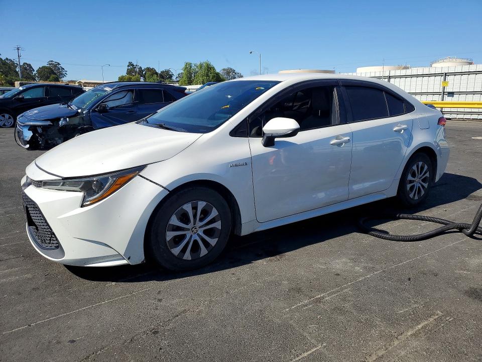 2020 Toyota Corolla VIN JTDEBRBE9LJ019500 COPART salvage auction — SIDE, Ca - Salvage Certificate, sold $6,600 on 2026-07-20 (photo 1)