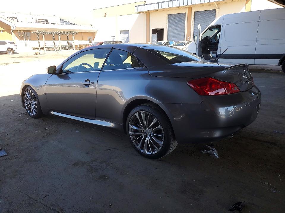 2011 Infiniti G VIN JN1CV6FE1BM950855 COPART salvage auction — UNDERCARRIAGE, Ca - Dis/Dlr/Exp Only Clean Title, sold $1,400 on 2026-07-16 (photo 2)