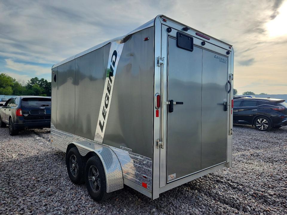 2023 Legend manufacturing Enclosed trailer VIN 5WMBE1425P1000416 COPART salvage auction — ROOF, WI - CERT OF TITLE-SALVAGE VEHICLE, sold $15 on 2026-07-27 (photo 2)