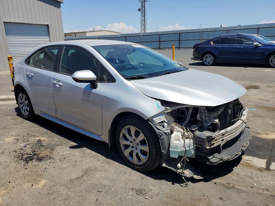 2021 Toyota Corolla VIN 5YFEPMAE7MP196257 COPART salvage auction — REAR END, Ca - Salvage Certificate, sold $5,000 on 2026-07-20 (photo 4)