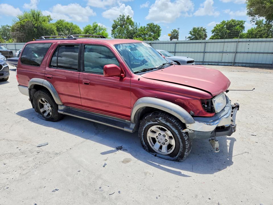2000 Toyota 4runner VIN JT3HN86R7Y0303379 COPART salvage auction — FRONT END, Tx - Certificate Of Title, sold $1,857 on 2026-07-07 (photo 4)