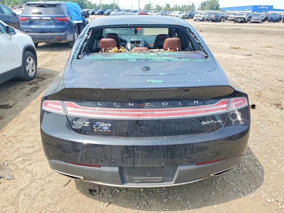2019 Lincoln Mkz VIN 3LN6L5FC1KR633931 COPART salvage auction — HAIL, Mi - Cert Of Title-Rebuilt Salvage, sold $8,100 on 2026-07-17 (photo 6)