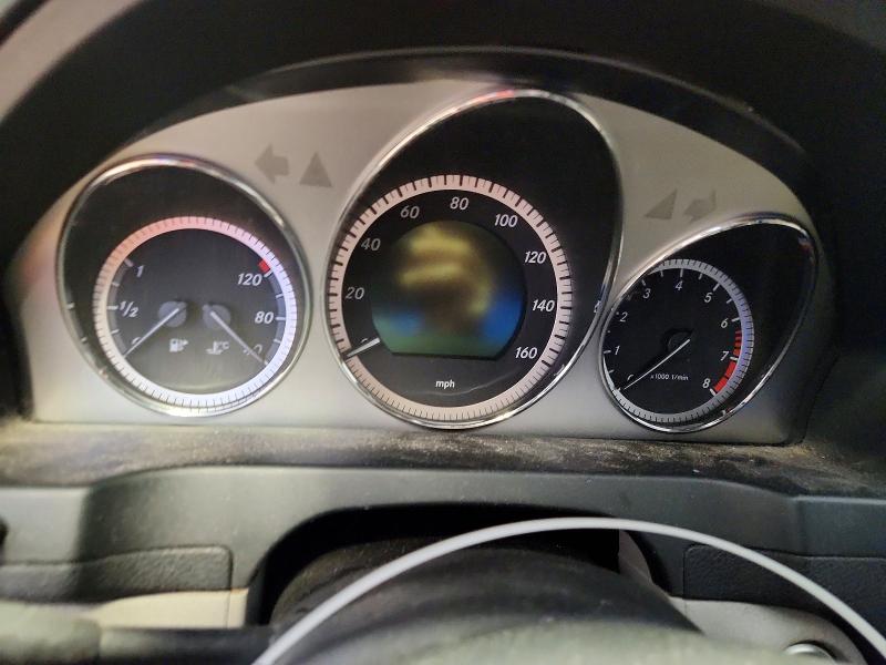 2011 Mercedes-benz C-klasse VIN WDDGF5EB0BA514941 COPART salvage auction — WATER/FLOOD, Ga - Cert Of Title-Flood Salvage, sold $200 on 2026-07-28 (photo 9)