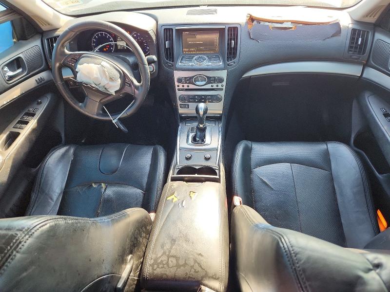 2011 Infiniti G37 VIN JN1CV6AP7BM506453 COPART salvage auction — FRONT END, TX - NONREPAIRABLE TITLE, sold $300 on 2026-07-09 (photo 8)